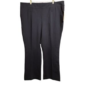 Rekucci Pants Size 24W smart chic Ease Into Comfort Blue Boot Cut pullon stretch